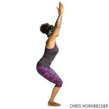 Chair Pose Step By Step Instructions Chair Pose Clearly Works The Muscles Of The Arms And Legs But It Yoga Poses Standing Yoga Poses Yoga Poses For Beginners