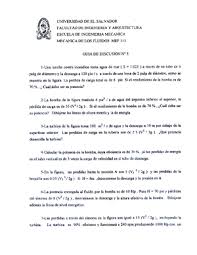 Ejercicio 2.17 (texto de Streeter 9na edición). Calcular la presión en A,  B, C y D de la fig. 1 en