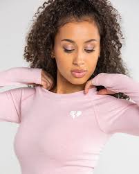 Light pink top gym top