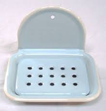 munder pastel blue and cream wall mounted enamel soap dish with removable drain tray pack of 3 cream walls dish soap pastel blue