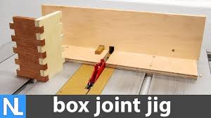 The Complete Box Joint Jig Instructional Video Aka Finger Joint Jig Woodworking Handmade Crafts Howto Diy Box Joint Jig Box Joints Woodworking Jigs
