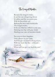 A Collection Of Seven Winter Poems Winter Poems Poems Love Poems