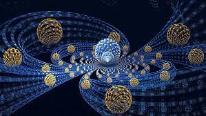 Kumpulan wallpaper hd biru dongker. Hd Wallpaper 3d Balls Blue Gold Design Digital Art Wallpaper Flare