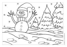 Kinder Farben Malvorlagen Schneemann Tutorial