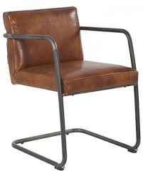 Maybe you would like to learn more about one of these? Chaise Industriel Cuir Marron Structure Acier
