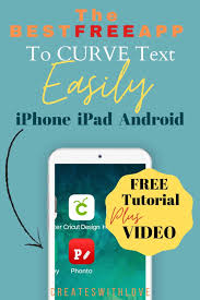 We've got some great video tutorials to share, all the things you need to know, and see our first curved text project with design. Curving Text In Cricut Ds Using Iphone Ipad Android Creates With Love