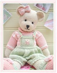 Free keepsake bear pattern to download; 10 Teddy Bear Knitting Patterns The Funky Stitch