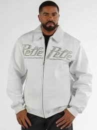 Pelle Pelle White Plush Croc Club Leather Jacket Leather Jacket Style Pelle Pelle Jackets Jackets