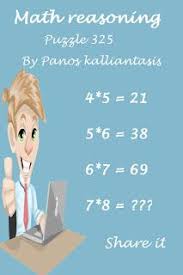 Brain Teasers And Puzzles Math Reasoning Puzzle 325 Math Logic Puzzles Math Math Formulas