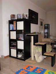 Bookcase With Scratching Post And Hammock Ikea Hackers Cat Stairs Diy Cat Tree Ikea Hacks For Cats