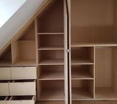 Recessed lighting on vaulted ceilings or sloped ceilings are a refined and classic accent in larger living spaces. Installing A Sloped Ceiling Wardrobe In 2 Minutes Hometalk