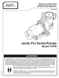 Maybe you would like to learn more about one of these? Jandy Fhpm Installation And Operation Manual Pdf Download Manualslib