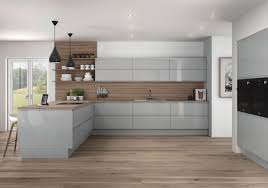 Great savings & free delivery / collection on many items. Integra Gloss Kitchen Range Grey Mist Bardela Kitchen Doors