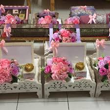 Tutorial gubahan sejadah bersama telekung di dalam 1 dulang hantaran yang sama. Hantaran Majlis Perkahwinan Gubahan Hantaran Brunei Facebook