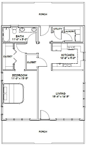 28x32 Houses 1 Bedroom 1 Bath Pdf Floor Plans 895 Sq Ft Tiny House Floor Plans House Floor Plans Small House Plans