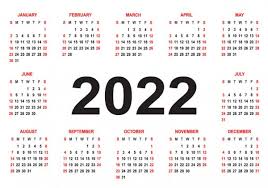 Assunção de maria, um feriado nacional. Calendario 2022 Para Imprimir Com Feriados