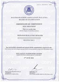 Hide 1 supervisor adalah : Westpac Engineering On Twitter Congratulation To Our Site Supervisor Mr Mohamad Ruslan Who Has Successfully Attended And Passed All The Examinations Required In The Site Safety Supervisor Course Conducted By Mbammaster On