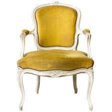 Louis Xv Style Armchair In Gold Velvet Louis Xv Style Armchairs Antique Velvet Chair Armchair