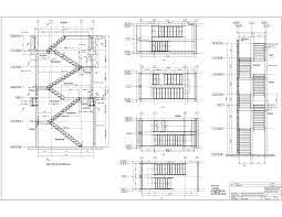 Advanced Detailing Corp Steel Stairs Shop Drawings Steel Stairs Stair Plan Staircase Drawing