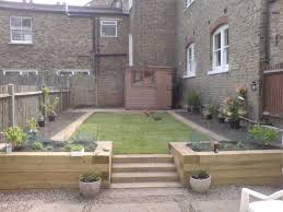 Using railway sleepers in the garden garden design ideas. Railway Sleepers Sloped Garden Outdoor Gardens Design Backyard Landscaping Designs
