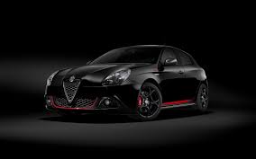 Car Black Color Alfa Romeo Wonderful Luxurious Car Wallpaper In 2020 Alfa Romeo Giulietta Alfa Romeo Car Wallpapers