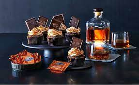 Ghirardelli dark chocolate bourbon caramel squares. Ghirardelli Bourbon Caramel Squares 2017 06 28 Candy Industry