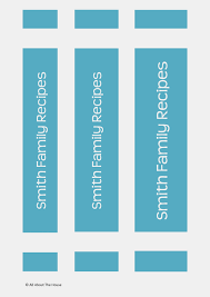 One can even create a system to properly manage a small library. Binder Label Template Word Sablon