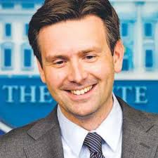 Press secretary's first briefing takes a testy turn at the end