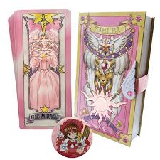 Anime based on tarot cards. Anime Card Game 60 Pieces Sakura Cardcaptor With Golden Book Tarot Cards Aliexpress
