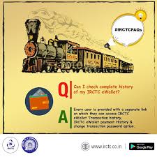 Every Ticket Booking Transaction Done Through Irctc Ewallet Can Be Browsed In The History Section To Know More About The App Vis Credit Card Generation Cards