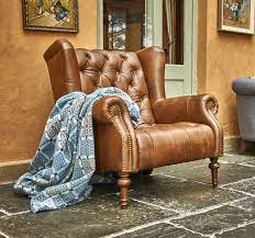 Theo High Back Chair In Leather High Back Chairs Chair Leather Armchair