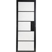 Bloc Porte Verriere Vitre Chloe Noir H 204 X L 83 Cm Poussant Gauche En 2020 Bloc Porte Porte Verriere Vitre