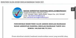 Dari langkah langkah cara cek dan status akreditasi sekolah di atas semoga dapat bergua untuk bapak/ibu guru agar bias mengetahui status nilai sekolahnya. Kemendikbud Rekrut 1 800 Calon Asesor Sekolah Cek Di Sini Halaman All Kompas Com