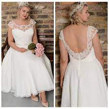Make your wedding the envy of every bride with elegant ankle length wedding dress plus size from alibaba.com. Vintage Plus Size Short Wedding Dresses Scoop Cap Sleeve Applique Chiffon Beach Bridal Gown Ankle Length Wedding Dress From Rosybridal 110 28 Dhgate Com