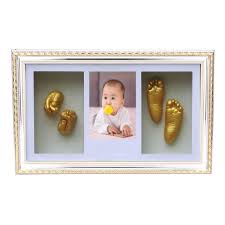 3d Hand Foot Casting Newborn Baby Footprint Photo Frame Newborn Baby Footprint Baby Footprints Frame