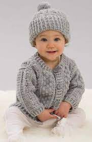 Aran Stitch Cardigan Amp Hat In Red Heart Anne Geddes Baby Lw4820 Downloadable Pdf Disc Crochet Baby Patterns Crochet Baby Clothes Crochet Baby Sweaters