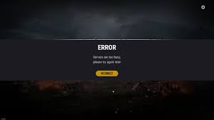 How To Fix Pubg Pc Lite Error Servers Are Too Busy Please Try Again Later Youtube
