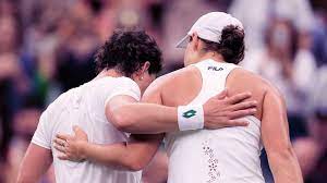 Carla suarez navarro bids farewell to wimbledon in style as she produces battling display in defeat by world no 1 ashleigh barty in just her second match since recovering from cancer. Ochfcpmp Jivqm