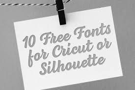 Picking out your own wedding fonts is one of the smartest ways to add a personal touch to your wedding. 10 Free Fonts For Cricut Or Silhouette The Font Bundles Blog