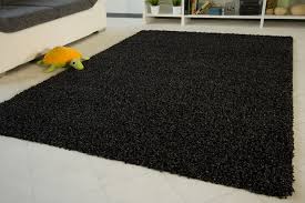 Über 5.000 stück teppiche auf lager. Shaggy Langflor Hochflor Teppich Funny Anthrazit Blau Neu Ebay
