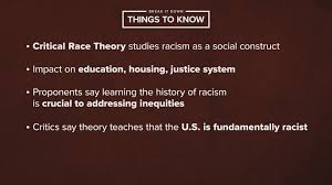 Critical race theory, a radical school of academic thought that centers on an individual's ethnic background in most discussions, has swept the country's primary schools. What Is Critical Race Theory Wfaa Com
