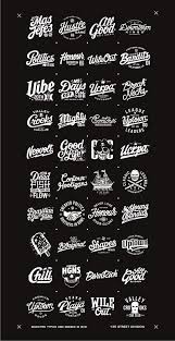 Recent Selected Types And Images In B W Pt 5 On Behance Logo Design Typography Vintage Logo Design Typography Design