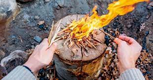 Jun 13, 2016 · place a small stack under the wood in your fire pit and try lighting it instead of the wood. How To Make A Swedish Fire Log Fresh Off The Grid