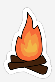 Campfire Sticker By Andro Designs Stickers Etsy Stickers Campfire