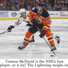 Get the latest nhl news on connor mcdavid. Connor Mcdavid Is The Nhl S Best Player Or Is He The Lightning Weighs In