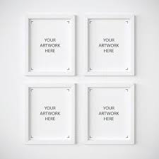 Set Of 4 Mockup White Frame Mockups 8x10 Frame Mockup Etsy Frame Mockups White Frame Digital Frame