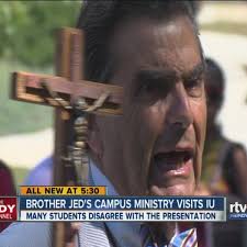 Controversial preacher 'Brother Jed' visits IU