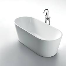 At home depot we carry freestanding tubs with various finishes and therapeutic features such as soaking and air. Jade Bath Aura 59 Inch Seamless 1 Piece White Freestanding Tub The Home Depot Canada