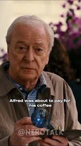 Alfred's Revelation in the Dark Knight Rises Cafe Scene
