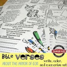 Fans of extreme sports will find new adventure and inspiration in this amazing niv bible. Bible Verses About The Armor Of God For Kids Sq Thinking Kids